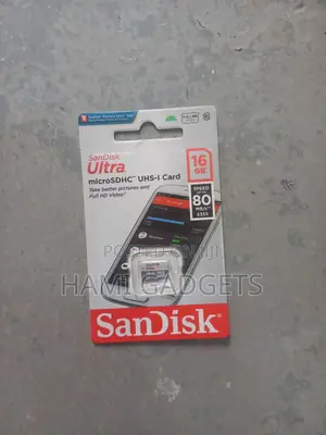 16gb Memorycard Sandisk Ultra Microsdxc