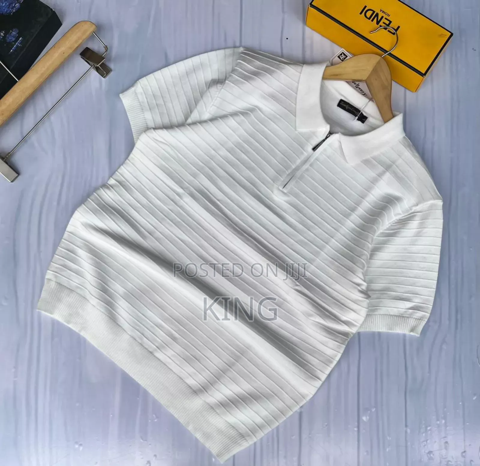 Scott Knit Zipper T-Shirt
