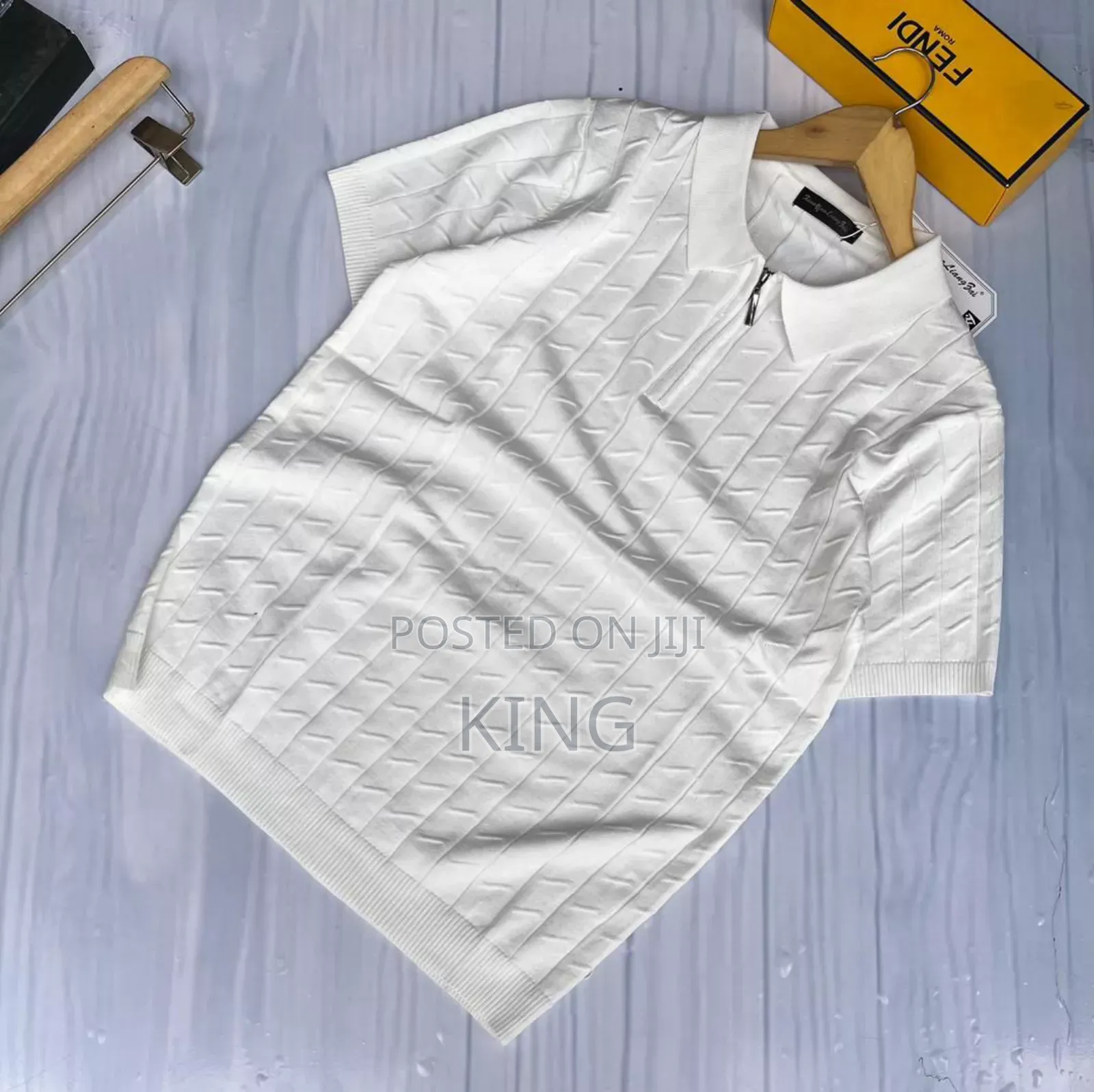 Los Knit Zipper T-Shirt