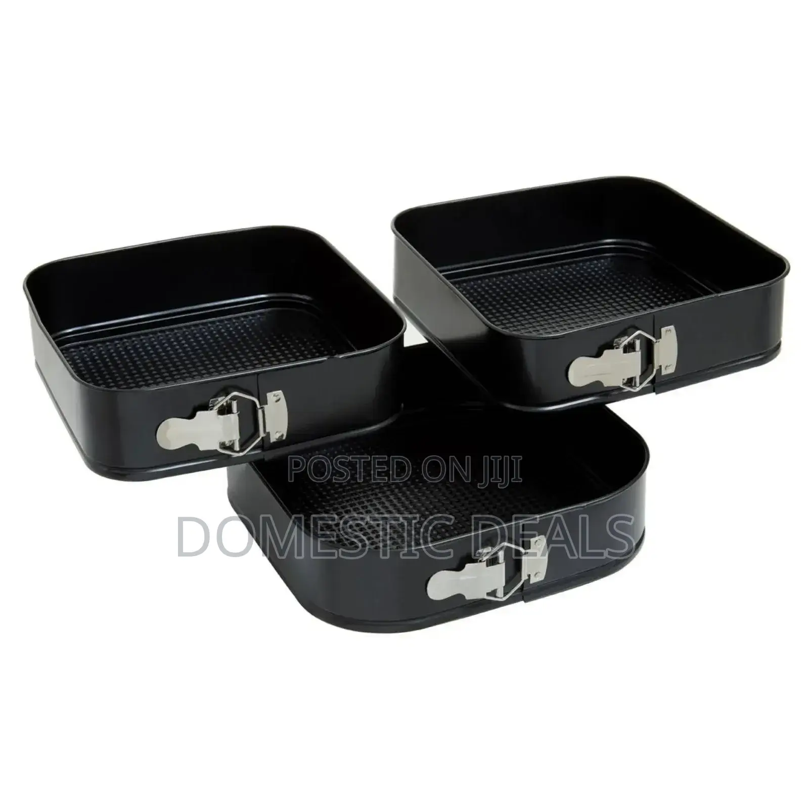 3pcs Square Cake Baking Mould