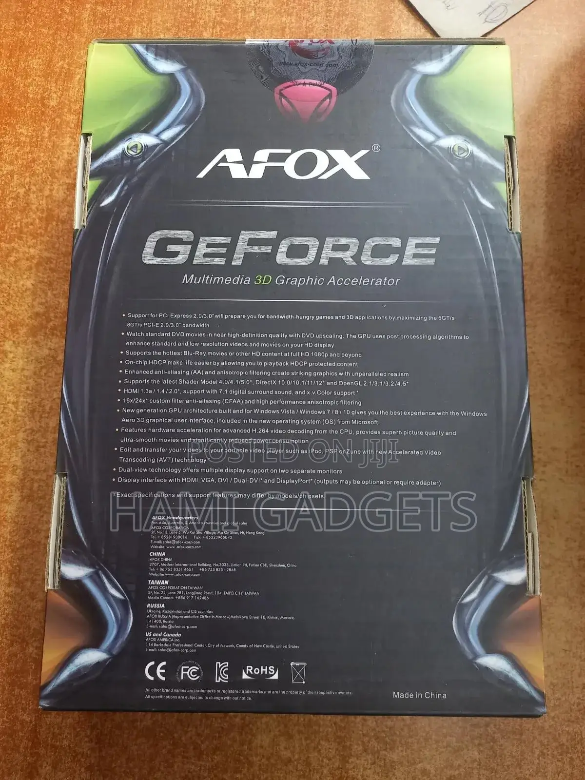 Afox 2gb Video Graphics Card Geforce Ddr3 Gt730