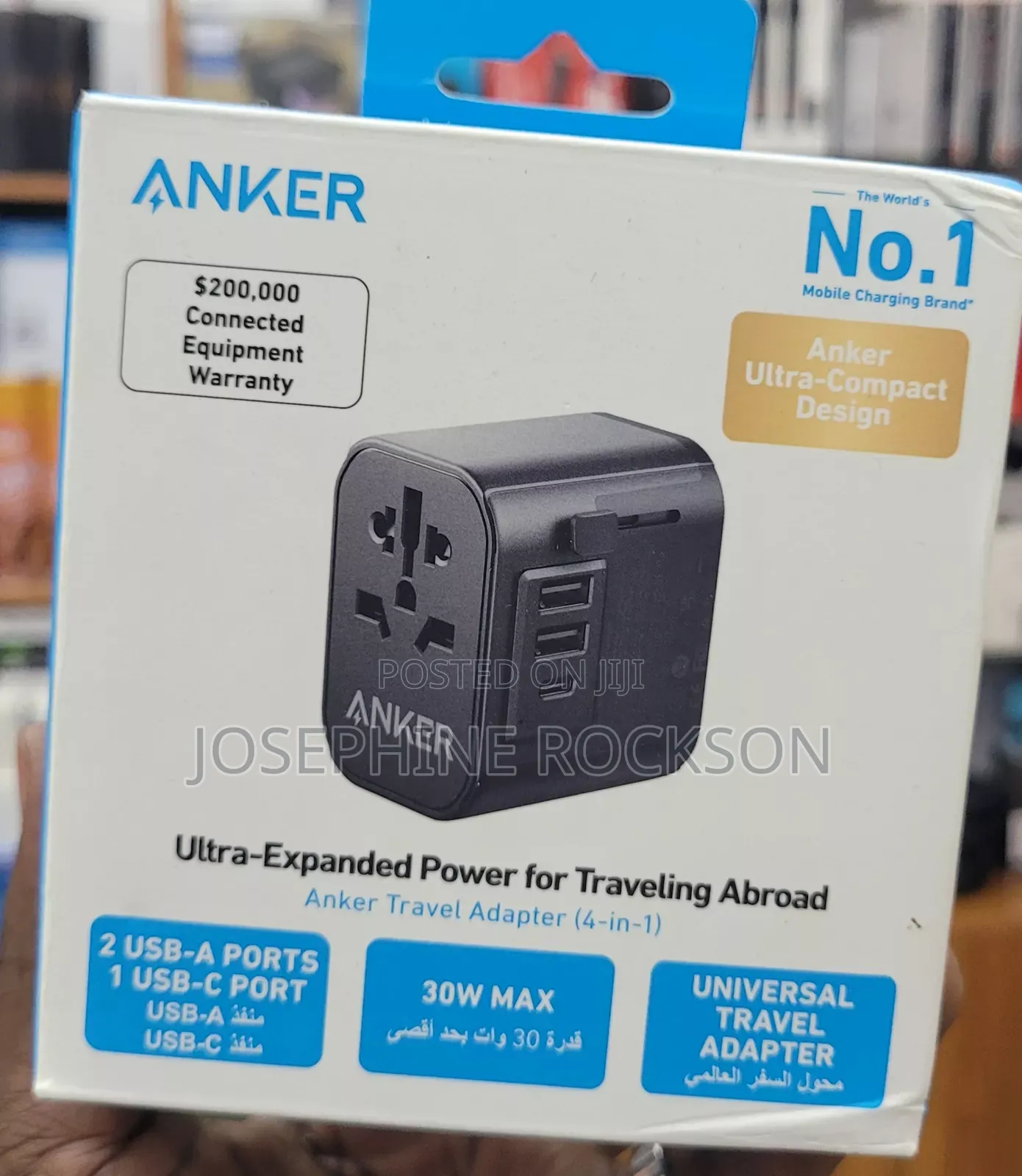 30w Anker Travel Adapter