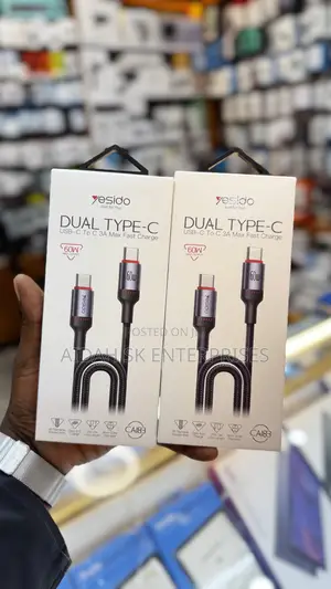 Yesido Ca183 USB C to C Cable 60W Fast Charging 2M