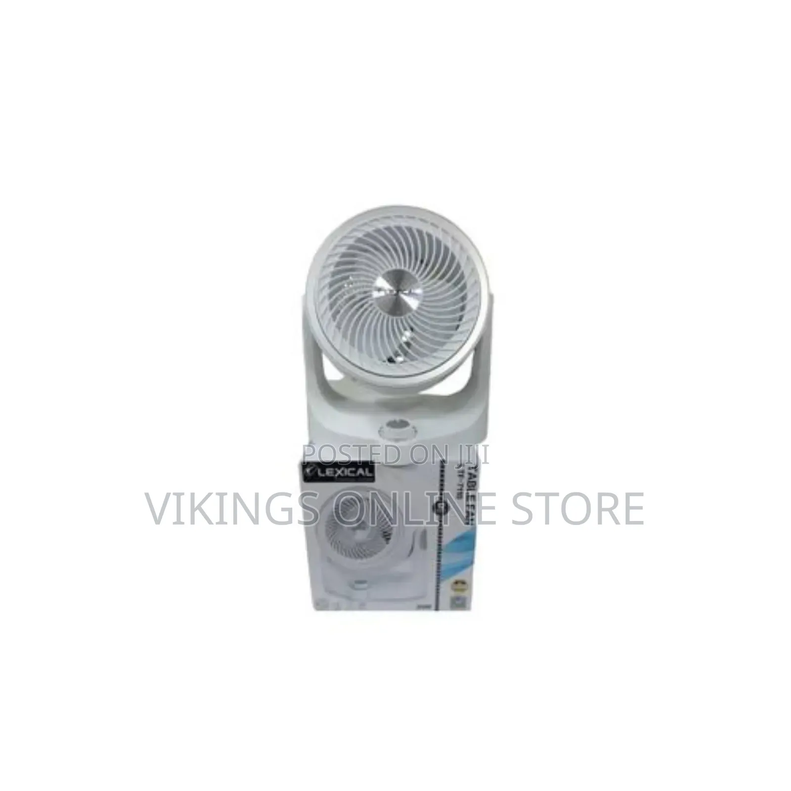 LEXICAL Portable Plastic USB 90° Wide Angle Desk Fan