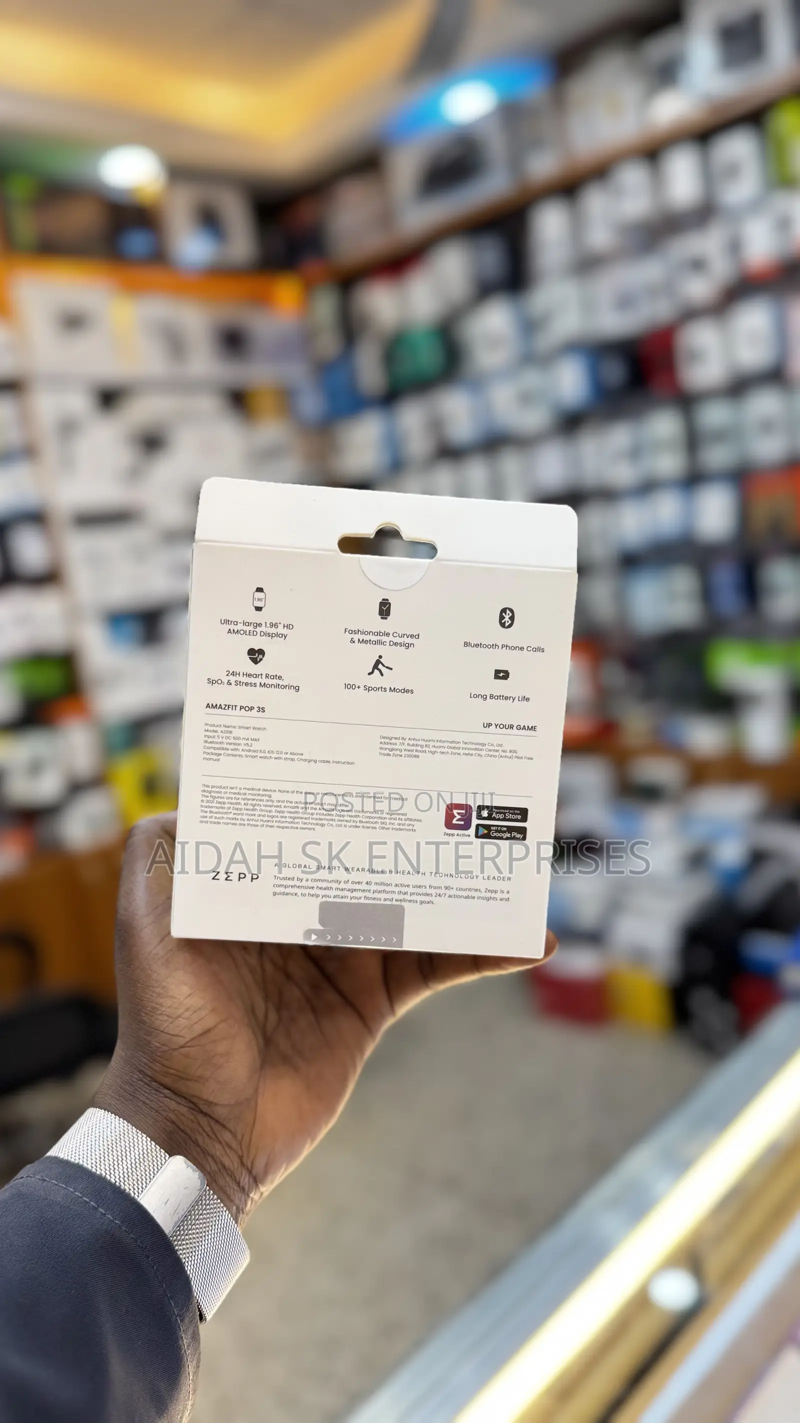Amazfit Pop 3R Smart Watch, 1.43" AMOLED Display