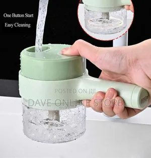 Rechargeable Electric Garlic Press, Wireless, Kitchen Mincer
