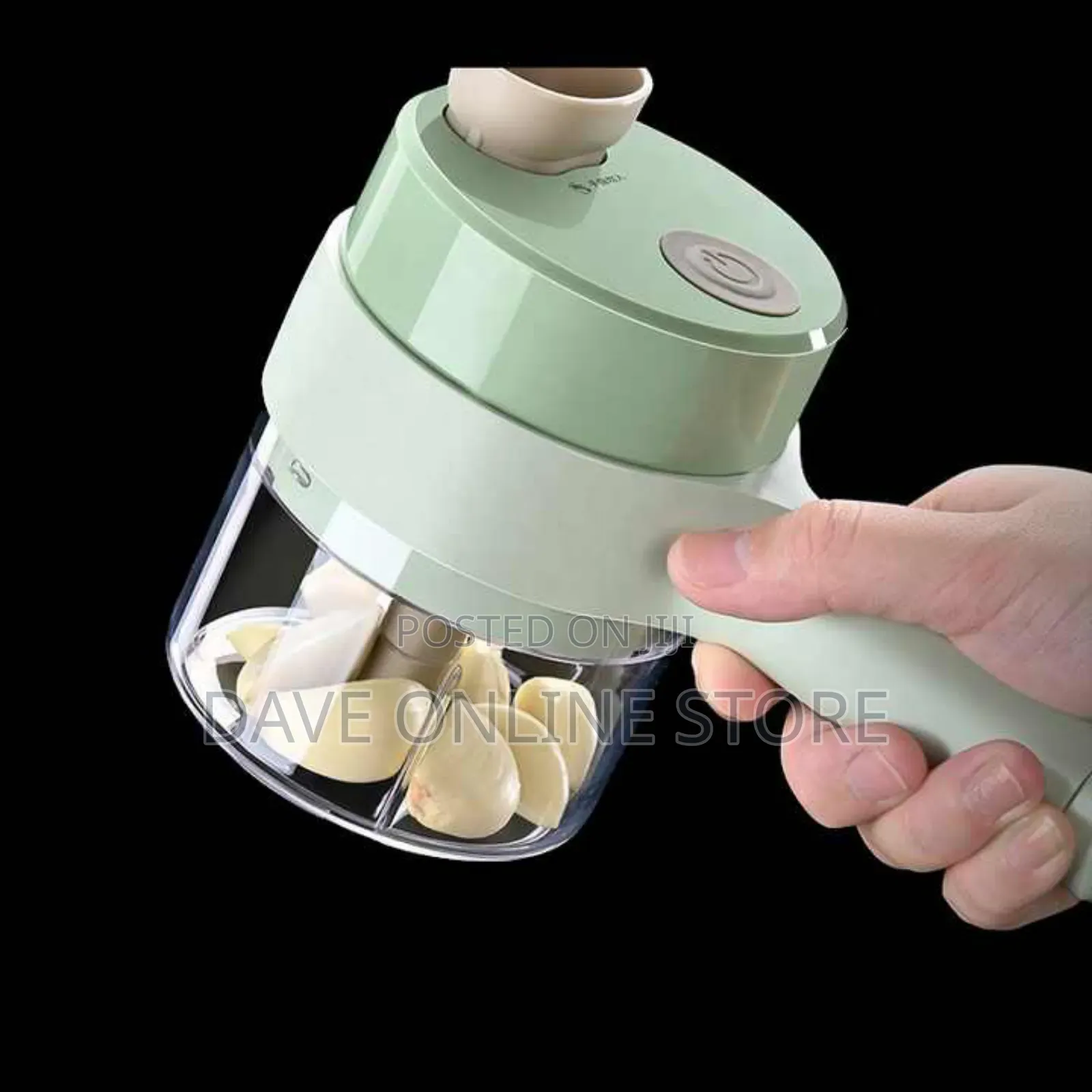Rechargeable Electric Garlic Press, Wireless, Kitchen Mincer
