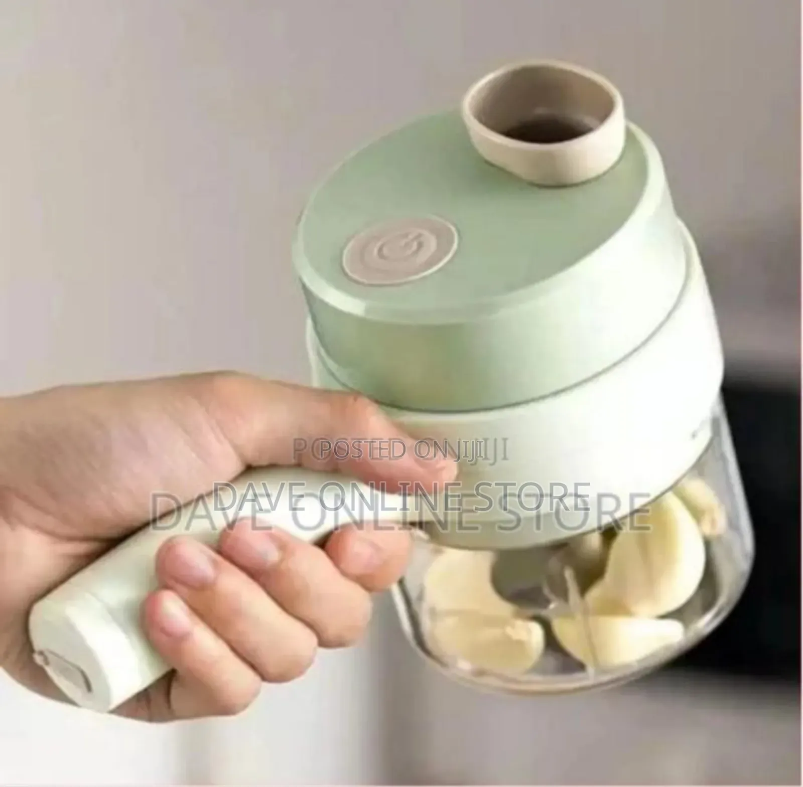 Rechargeable Electric Garlic Press, Wireless, Kitchen Mincer