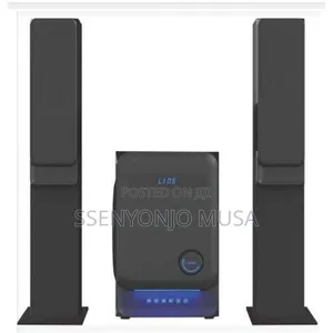 Globalstar Woofer 2.1channel Powerful Speaker System - Black