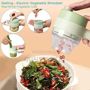Portable Handheld Garlic Press Vegetable Slicer Cutter Set