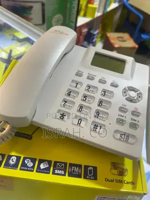 SQ Mobile LS-930 Dual Sim GSM Desktop Phone - White