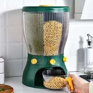 Multifunction Cereal Storage Rotating Barrel