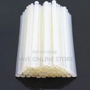 Hot Melt Glue Sticks - 50 Pcs, Transparent
