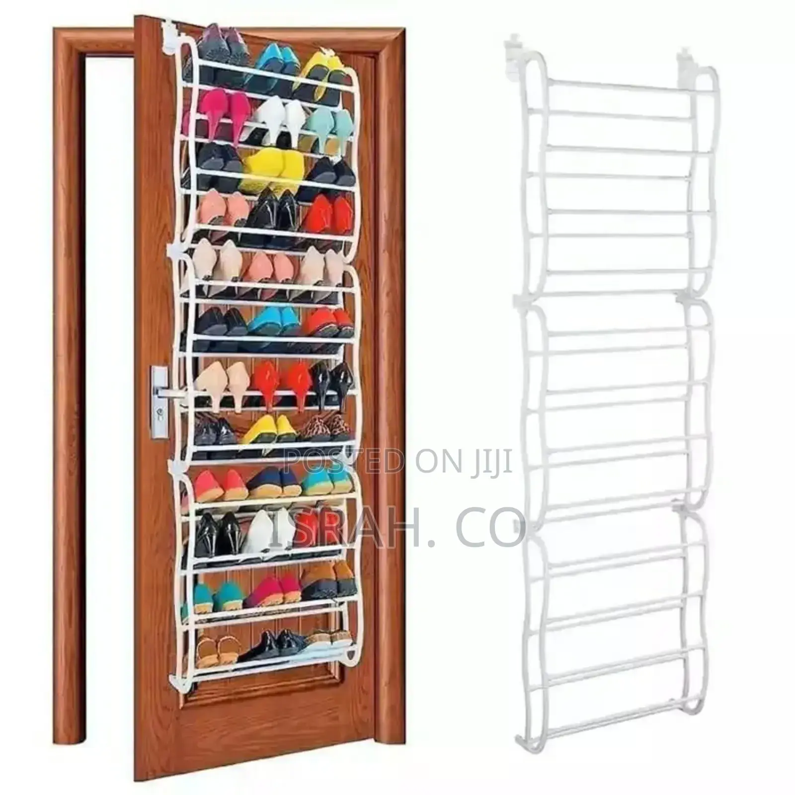 36 Pair Door Mounted Shoe Racks