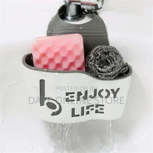 Kitchen Sink Caddy Sponge Plastic Soap Holder