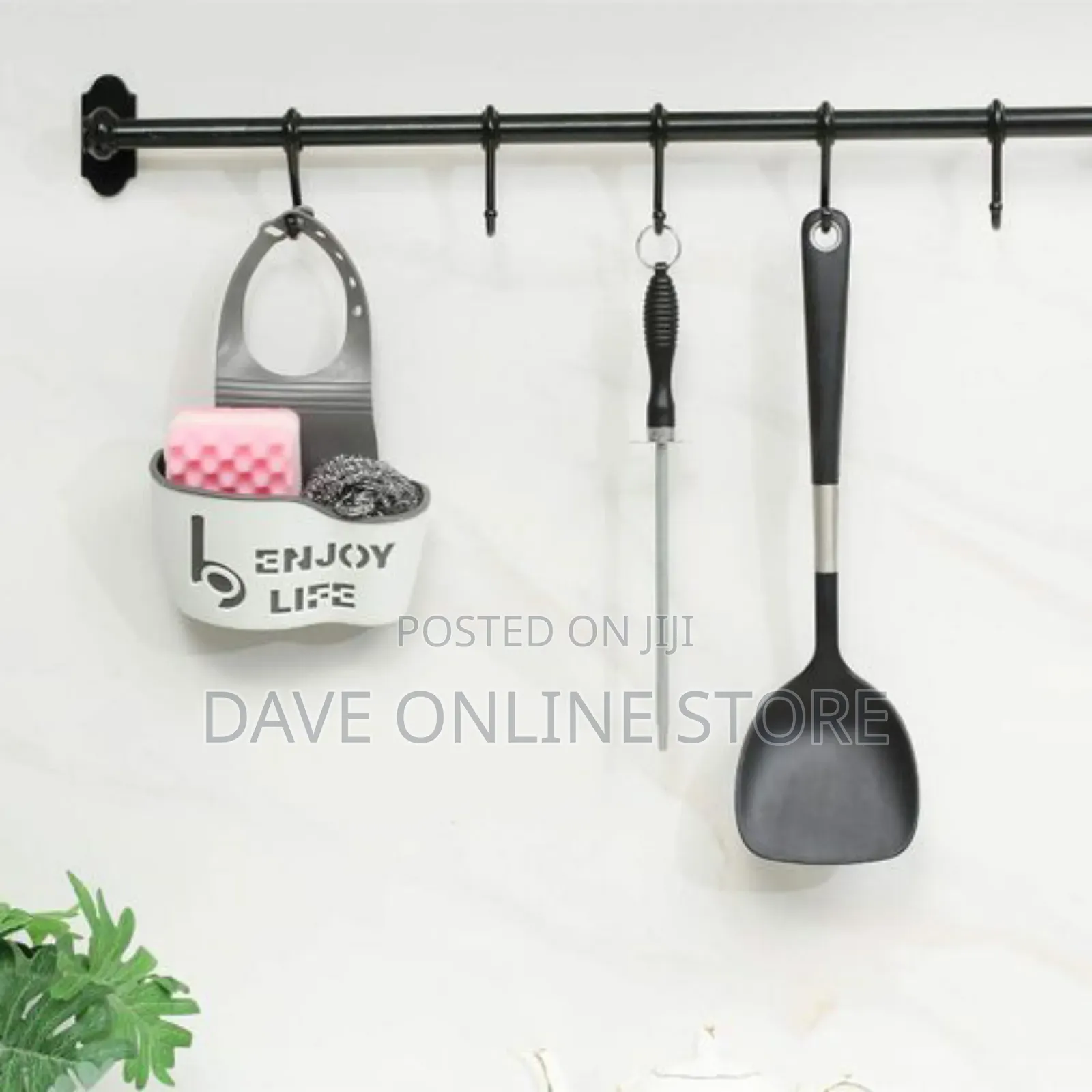 Kitchen Sink Caddy Sponge Plastic Soap Holder