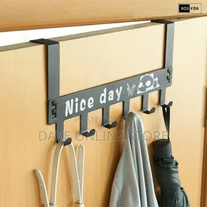 Over the Door Metalic Coat Hanger