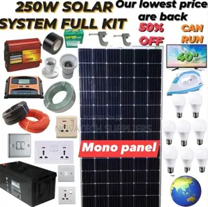 250W Solar System Full Kit/ Complete Set