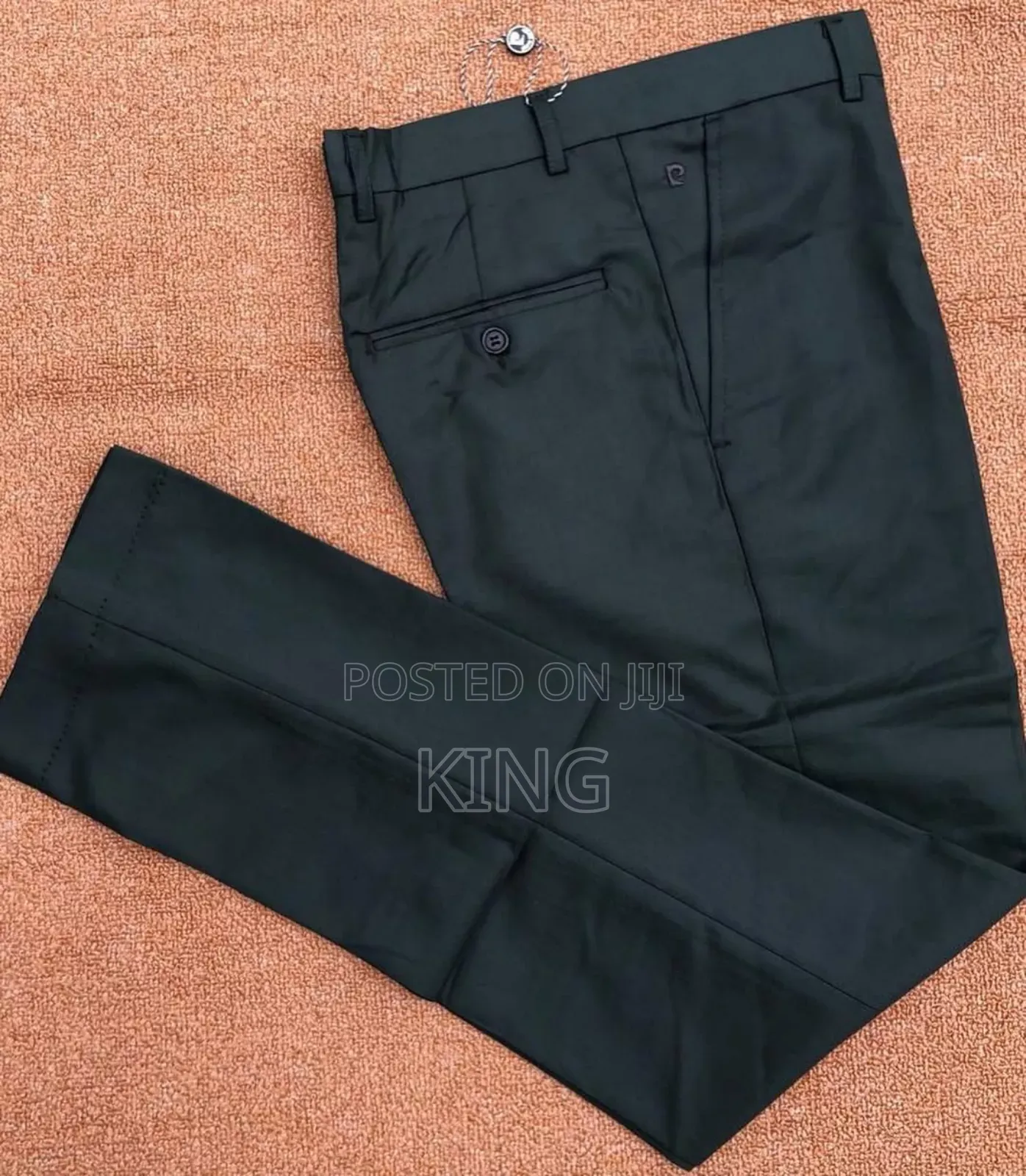 Black Gentle Suitor Trousers