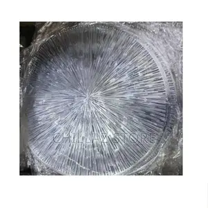 6pcs Gray Round Table Mats.