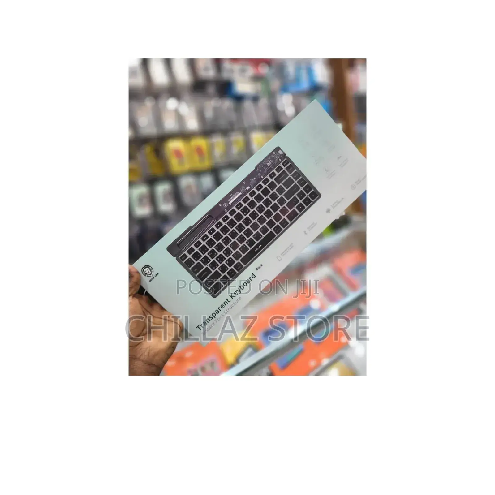 Original Green Lion Transparent Keyboard.
