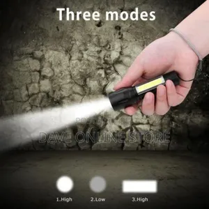 USB Rechargeable Portable LED Flashlight Outdoor Torch 5124