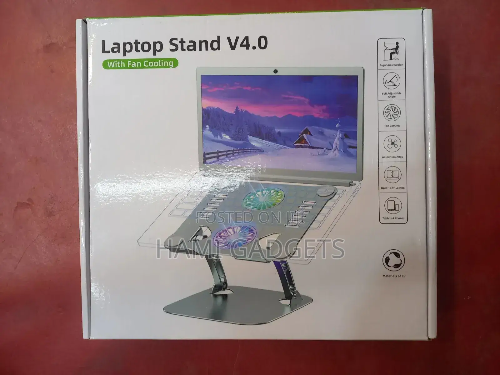 Laptop Stand B5.0 With Fan Cooling