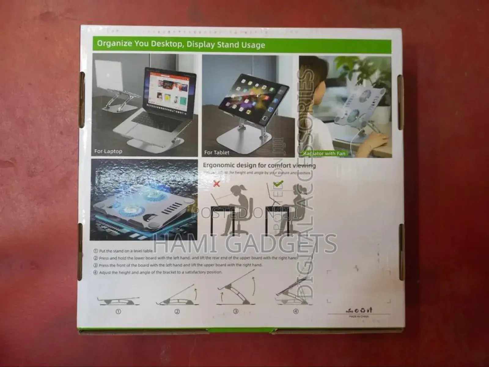 Laptop Stand B5.0 With Fan Cooling