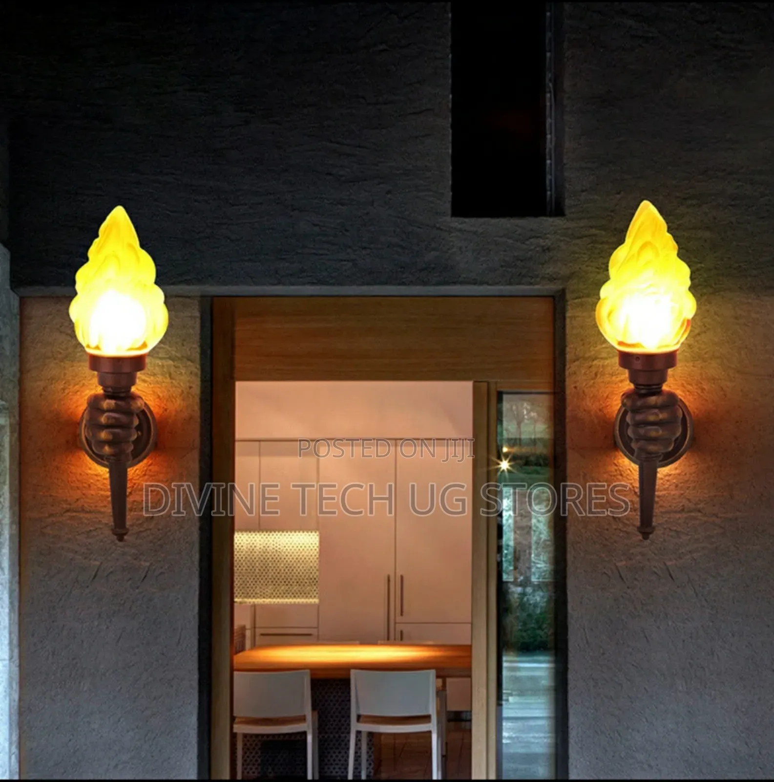 Wall Light Outdoor Waterproof Torch Arm Light