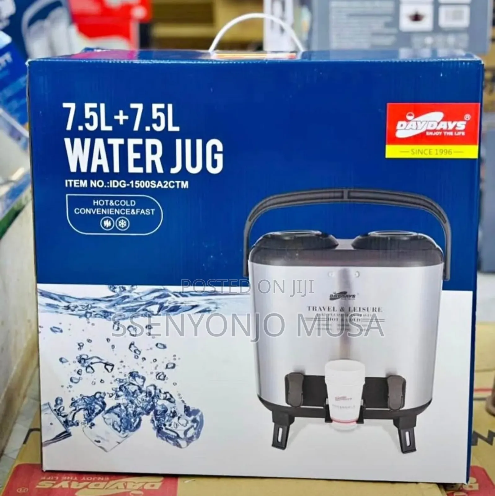 7.5+75l Hot and Cold Water Jug - Multicolor
