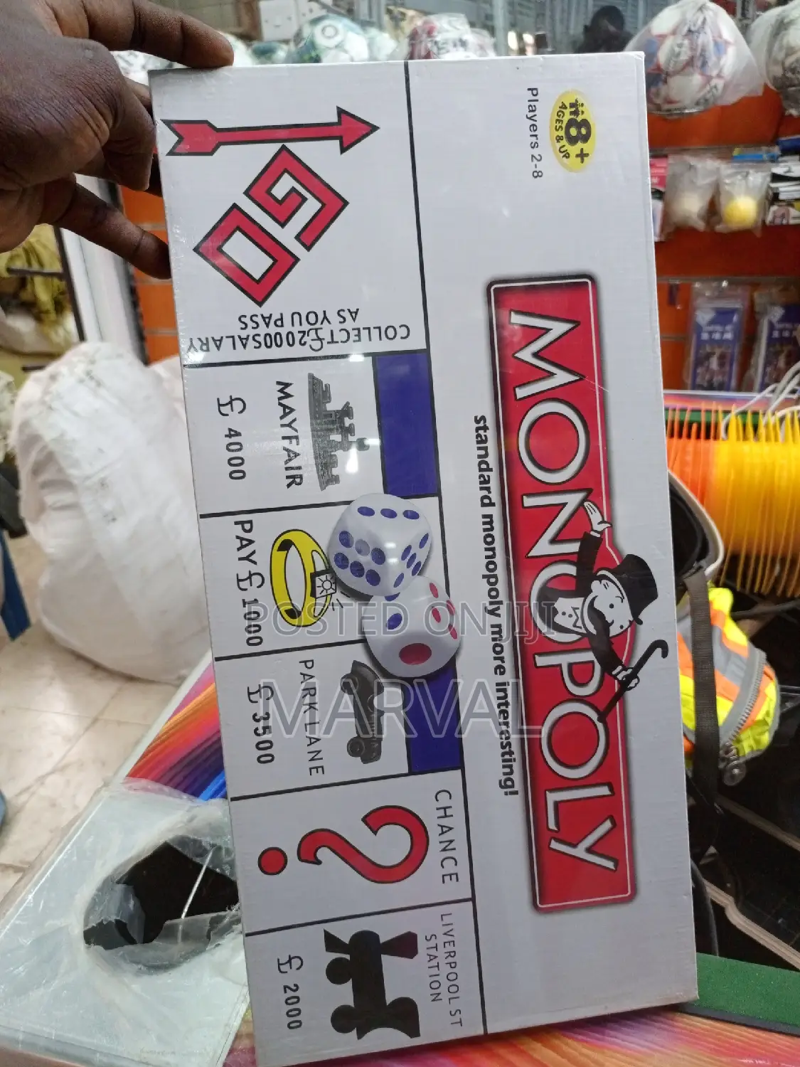 Foldable Monopoly Board Game
