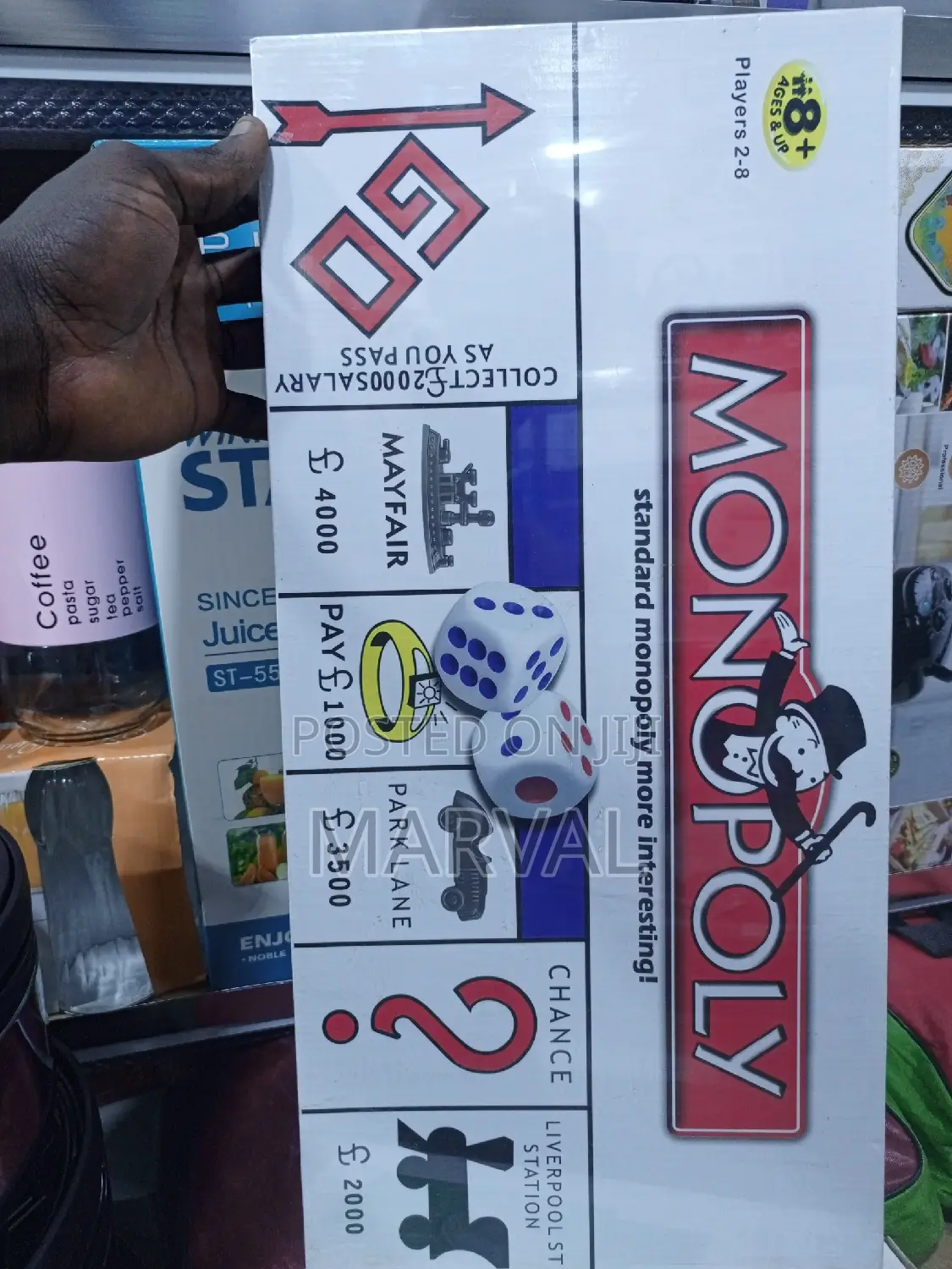 Foldable Monopoly Board Game