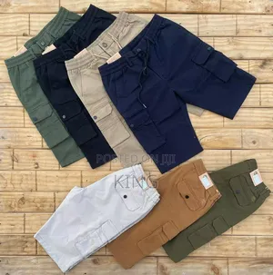 Vogue Kaki Fit Cargo Tour Shorts