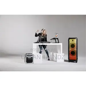 JBL – Partybox 1000 Portable Bluetooth Speaker – Black