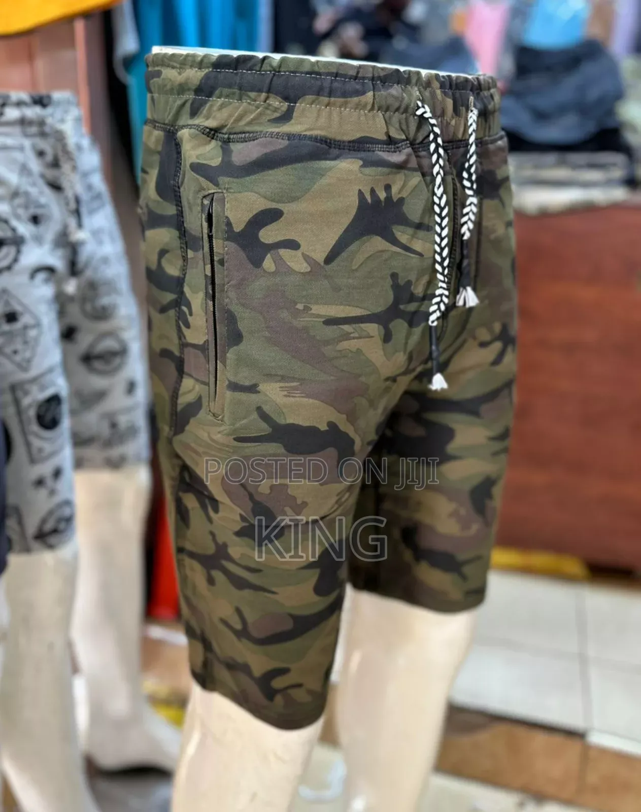 Proper Army Camouflage Shorts