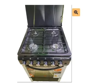 Klass Cooker 60x60cm,4gas,Oven Grill,Lamp Time4tte-6640 BLK