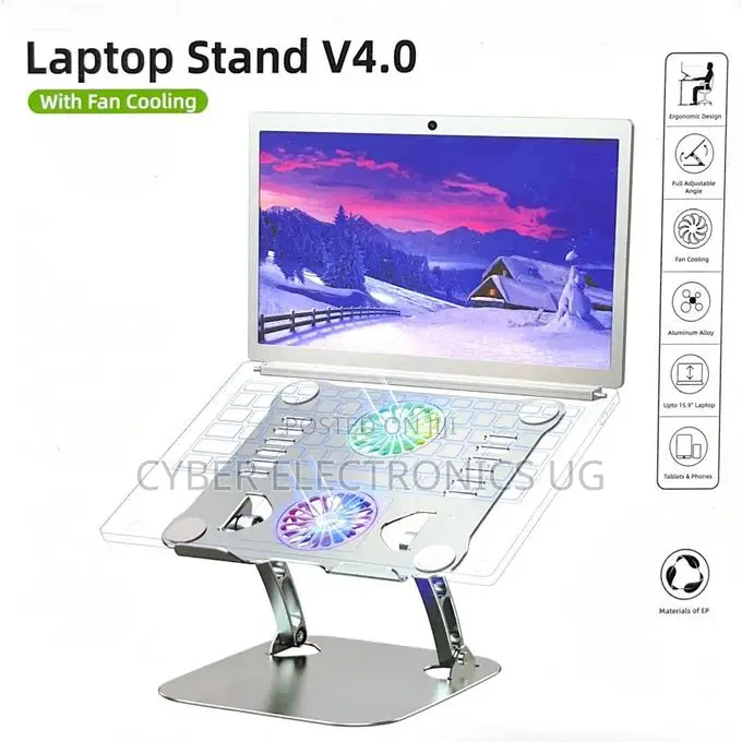 360 Laptop Stand With Cooling Fan for Laptop