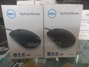 Optical Mouse Dell Wired Ms116 Original