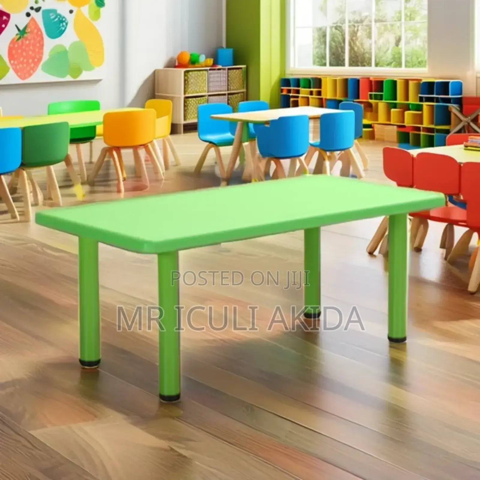 Kids Plastic Study, Reading Kindergarten Nursery Table