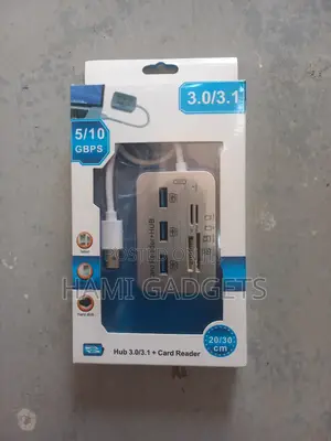 USB Card Reader +Hub 3.0