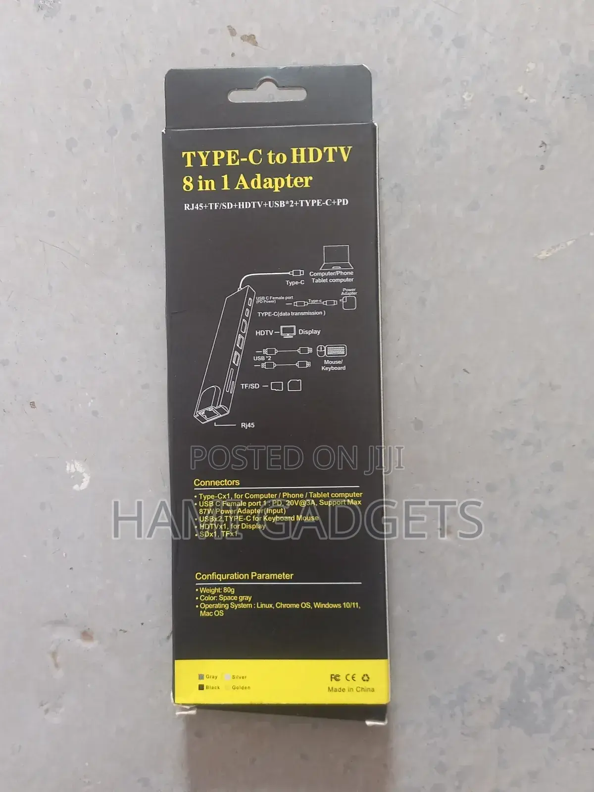 Type-C to HDMI 8 in 1 Hub