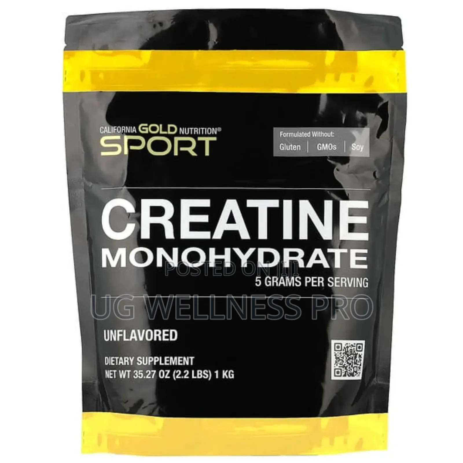 Sport, Creatine Monohydrate, Unflavored, 1 Kg 200 Servings