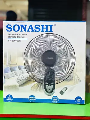 Sonashi 16" Wall Fan With Remote.(2 Year Warranty)