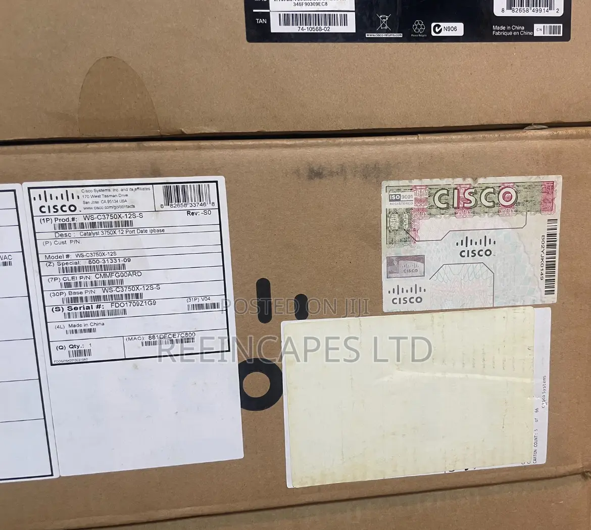 CISCO Core Switch 3750x-12s