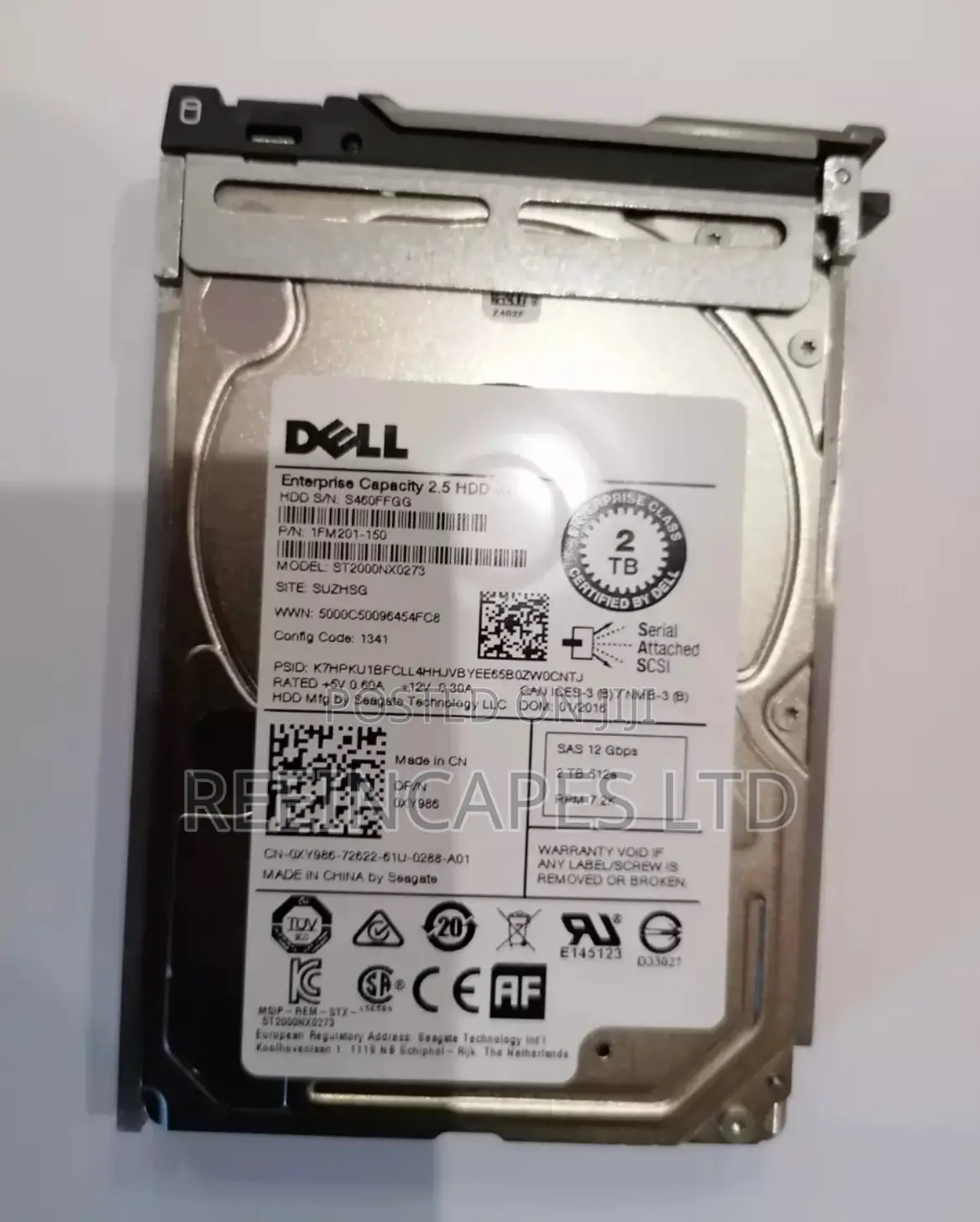 Dell 2tb 2.5 Sas Drive