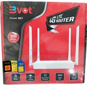 BVOT B07 4G LTE Router 300mbps Rechargeable Router