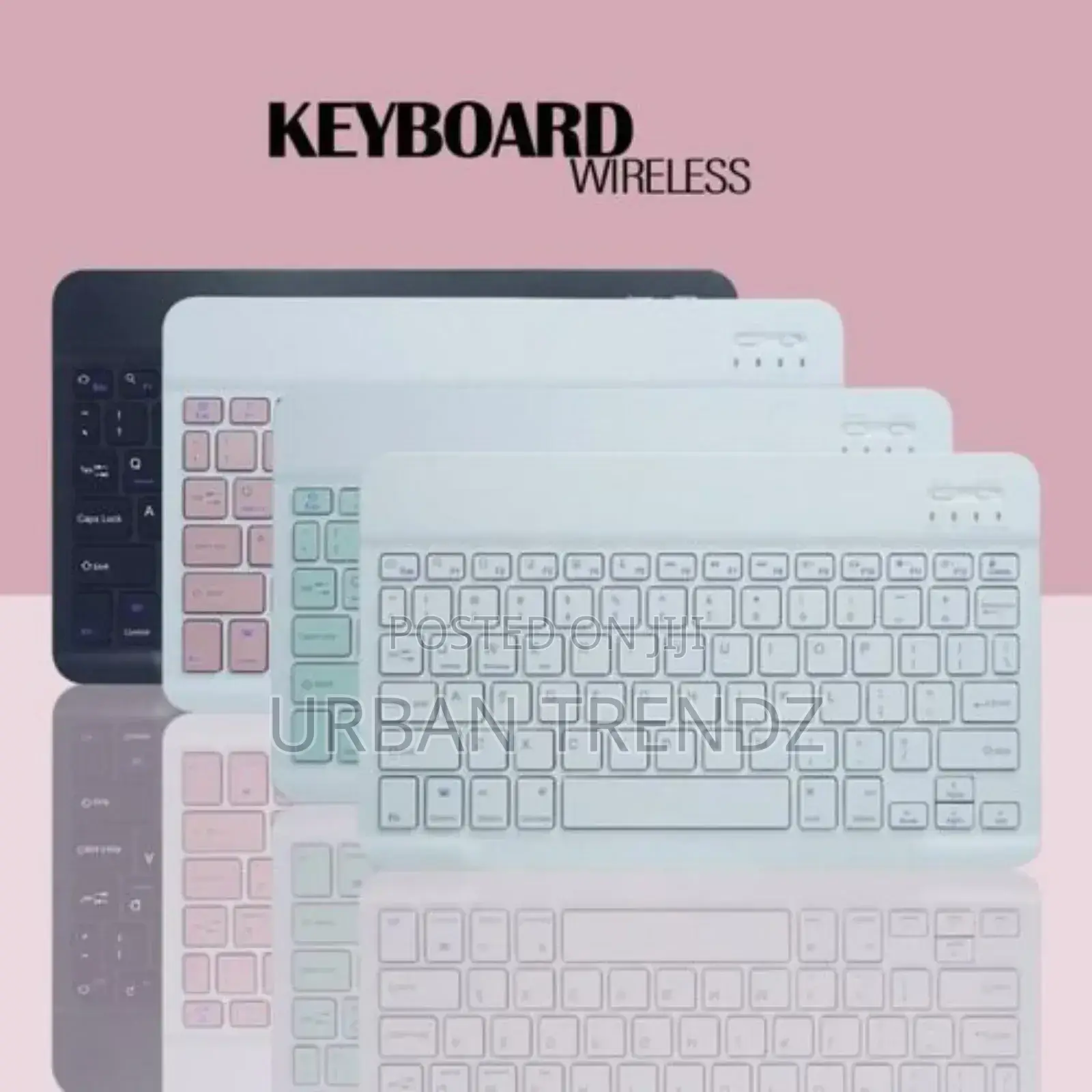 Idino Slim Wireless Wi-Fi Rechargeable Bluetooth Keyboards