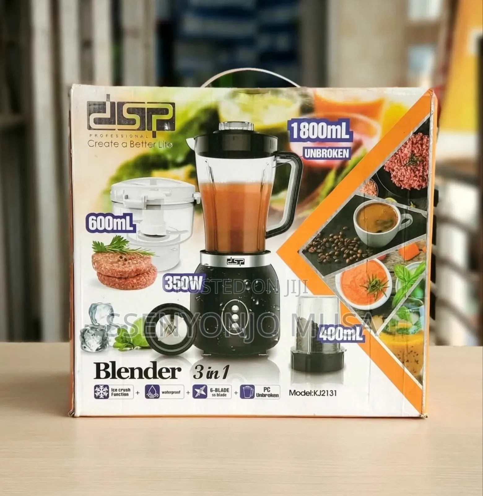 DSP Blender 3-in-1 Powerful Performance Kj2131 | 350w