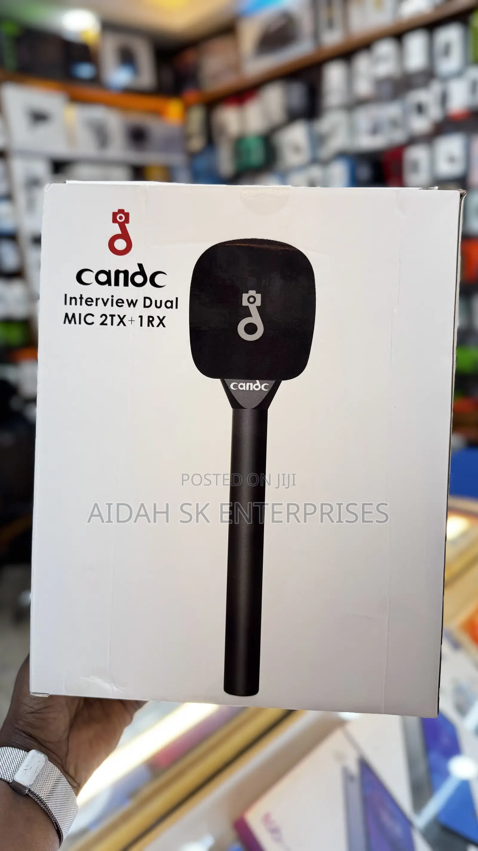 Candc Interview Dual Wireless Microphone With 2 Transmitters