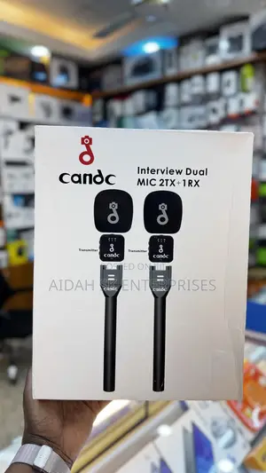 Candc Interview Dual Wireless Microphone With 2 Transmitters